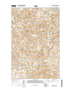 Underdahl Lake 2014 topographic map thumbnail
