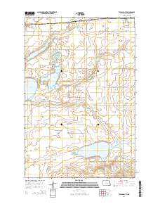 Tappen South 2014 topographic map thumbnail