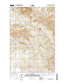 Sentinel Butte SE 2014 topographic map thumbnail