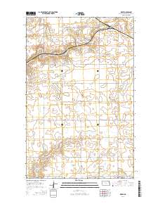 Wabek 2014 topographic map thumbnail