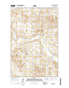 Ziner Butte 2014 topographic map thumbnail