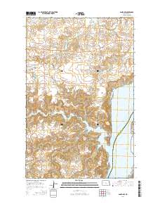 Sanish NW 2014 topographic map thumbnail