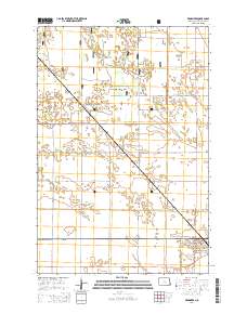 Wyndmere 2014 topographic map thumbnail