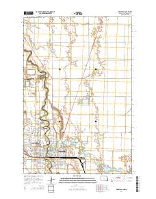 Wahpeton 2014 topographic map thumbnail