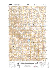 Sather Lake 2014 topographic map thumbnail