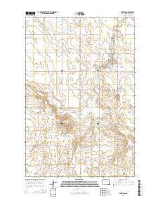 Sykeston 2014 topographic map thumbnail