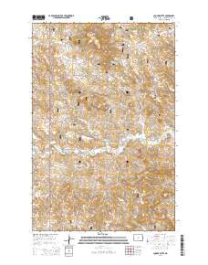 Square Butte 2014 topographic map thumbnail