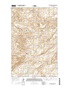 Writing Rock North 2014 topographic map thumbnail