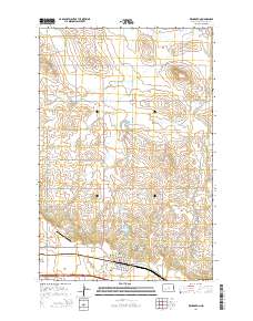 Richardton 2014 topographic map thumbnail