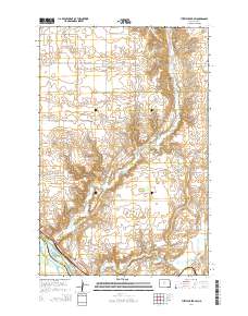 Turtle Creek SW 2014 topographic map thumbnail