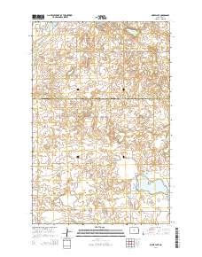 Horse Lake 2014 topographic map thumbnail