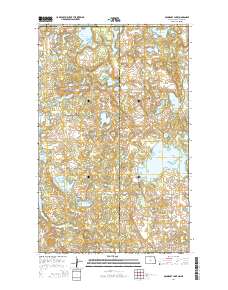 Boundary Lake 2014 topographic map thumbnail