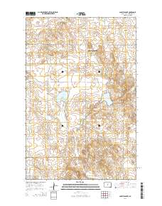 Canfield Lake 2014 topographic map thumbnail