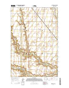Hatton SW 2014 topographic map thumbnail