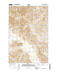 Medicine Butte SW 2014 topographic map thumbnail