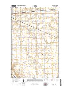 Sawyer NE 2014 topographic map thumbnail