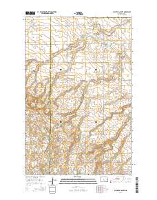 Blacktail Coulee 2014 topographic map thumbnail