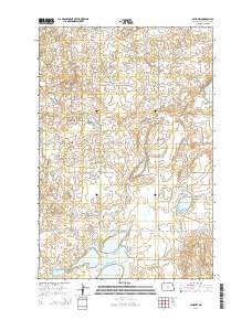 Lehr NW 2014 topographic map thumbnail