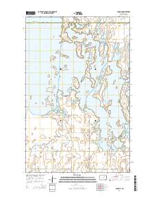 Cando SE 2014 topographic map thumbnail