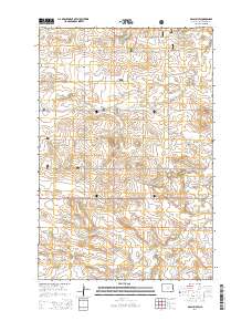 Daglum SW 2014 topographic map thumbnail