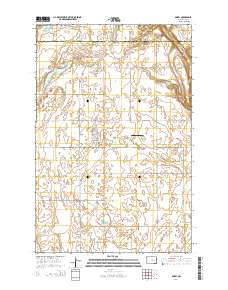 Dazey 2014 topographic map thumbnail