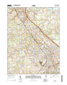 Dover 2014 topographic map thumbnail