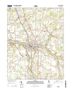 Laurel 2014 topographic map thumbnail