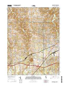 Newark West 2014 topographic map thumbnail