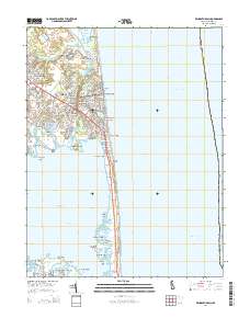 Rehoboth Beach 2014 topographic map thumbnail