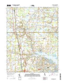 Selbyville 2014 topographic map thumbnail