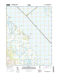 Bombay Hook Island 2014 topographic map thumbnail