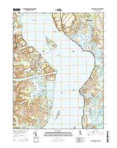Delaware City 2014 topographic map thumbnail