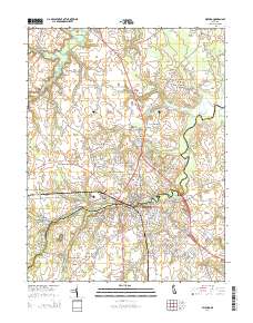 Milford 2014 topographic map thumbnail
