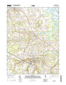 Milton 2014 topographic map thumbnail