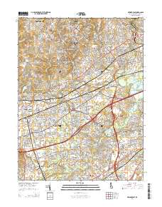 Newark East 2014 topographic map thumbnail