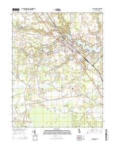 Millsboro 2014 topographic map thumbnail