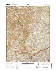 Wilmington North 2014 topographic map thumbnail