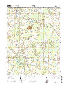 Trap Pond 2014 topographic map thumbnail