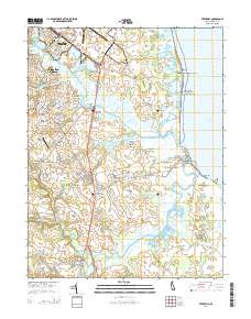 Frederica 2014 topographic map thumbnail