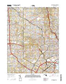 Baltimore West 2014 topographic map thumbnail