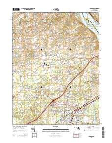 Aberdeen 2014 topographic map thumbnail
