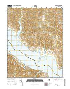 Broomes Island 2014 topographic map thumbnail