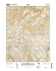 Bel Air 2014 topographic map thumbnail