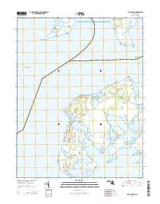 Deal Island 2014 topographic map thumbnail