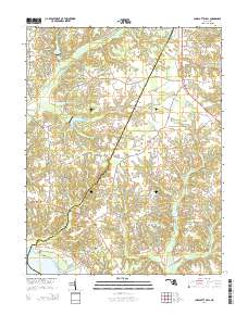 Charlotte Hall 2014 topographic map thumbnail