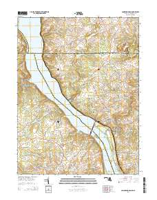 Conowingo Dam 2014 topographic map thumbnail