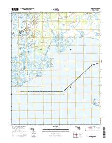 Crisfield 2014 topographic map thumbnail