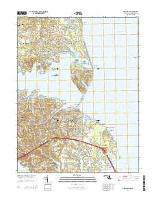 Gibson Island 2014 topographic map thumbnail