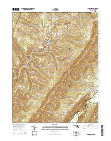 Lonaconing 2014 topographic map thumbnail