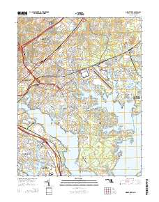 Middle River 2014 topographic map thumbnail